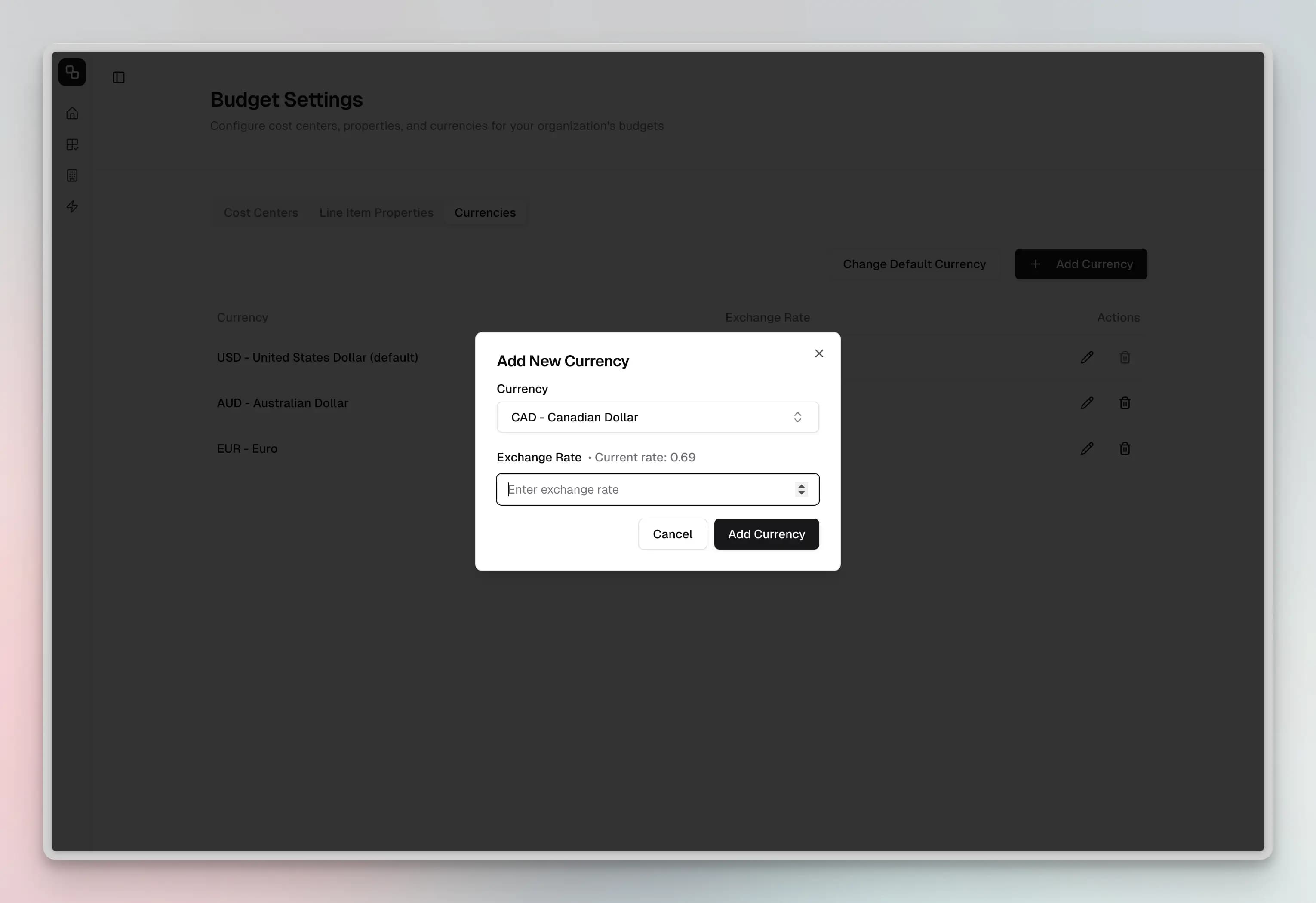 Managing Multipl Currencies in Etropo