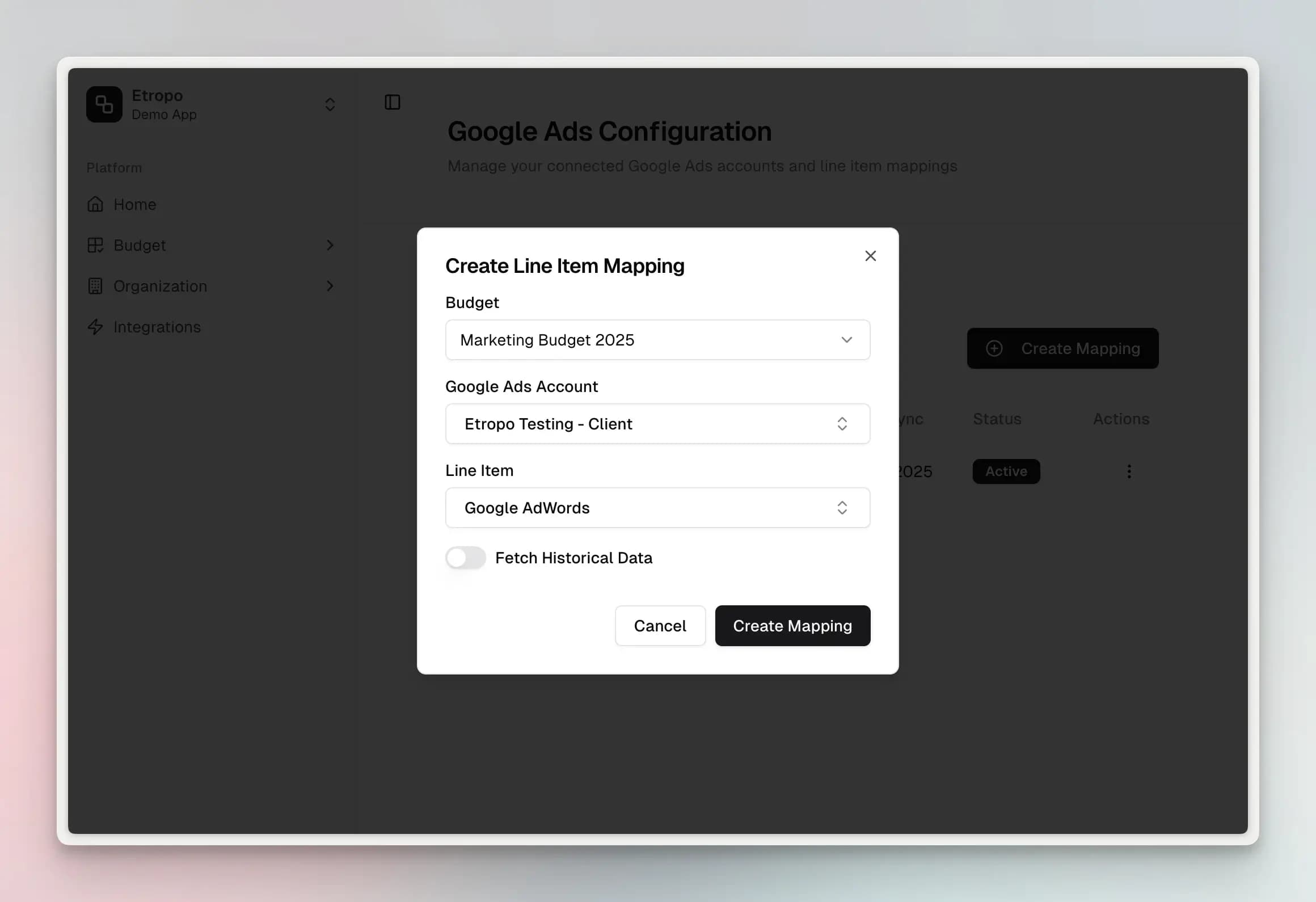 LineItemMapping